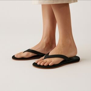 Sorel Women’s Black Flip Flop Sandals Size 8.5 EU 39.5 Minimalist Summer Comfort